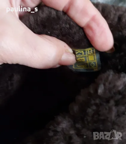 "Bama" shoes / Дамски боти тип кубинки от естествен набук и каракул за салона , снимка 7 - Дамски боти - 48174234