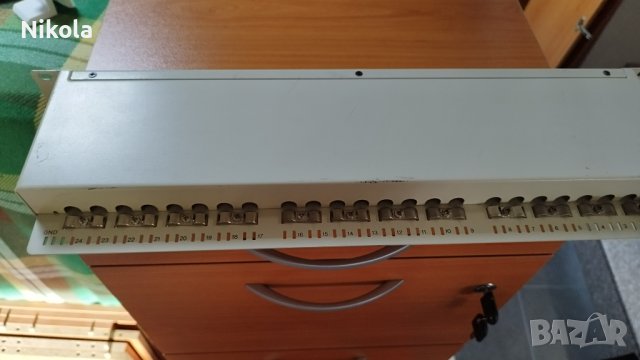 Пач панел за шкаф 19" FTP 24x порта, Cat.5, снимка 10 - Мрежови адаптери - 42187898