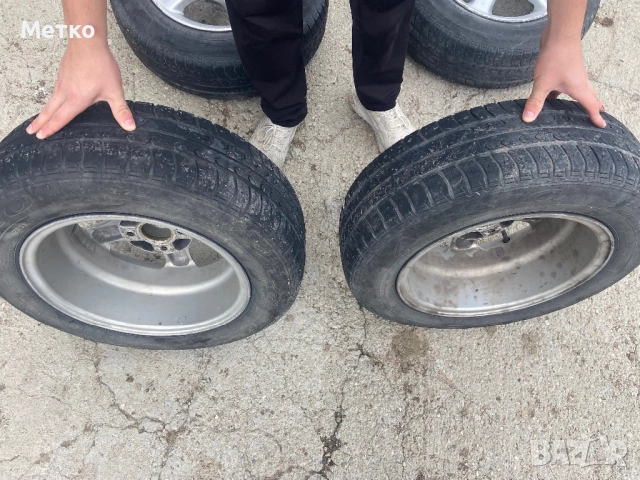 Алуминиеви джанти ALCAR 14, 4х100+ Летни гуми Debica 175/70, снимка 6 - Гуми и джанти - 52319054