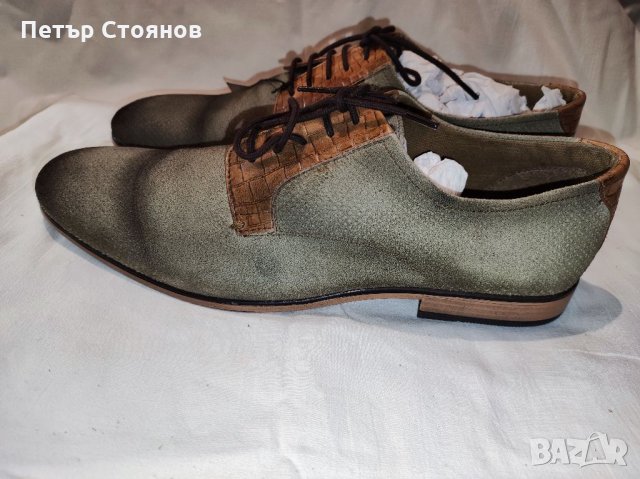 Стилни и италиански обувки от естествен велур Roberto Renzo №43