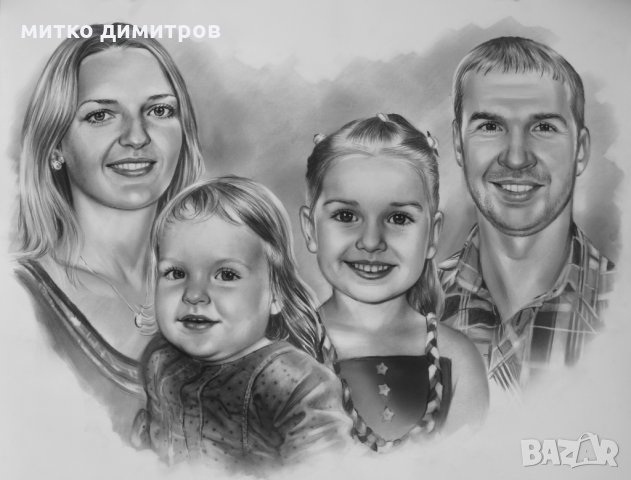 портрет от снимка, снимка 7 - Картини - 30396573