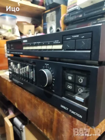 Akai усилвател с 9 канален еквилайзер и тунер., снимка 4 - Ресийвъри, усилватели, смесителни пултове - 47276612