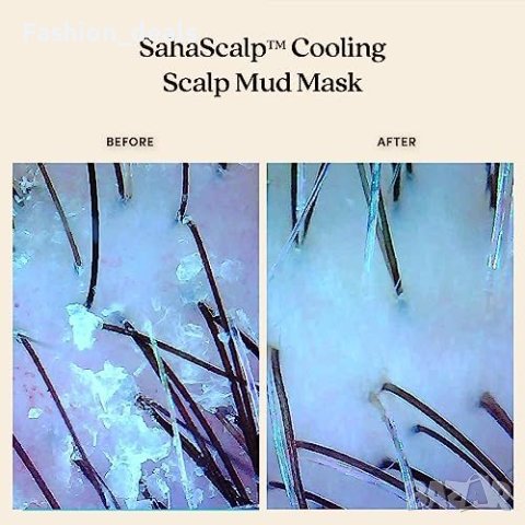 Нова Охлаждаща Глинена Маска за Скалп Fable & Mane 177ml, снимка 2 - Други - 42837035