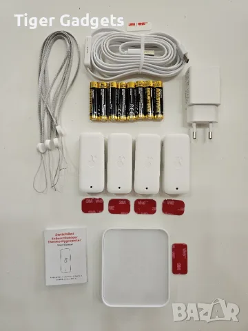 SwitchBot 4 бр. термометри и влагомери с Matter Hub – Wi-Fi/Bluetooth, IP65, смарт известия, снимка 10 - Смарт домашни устройства (Smart Home) - 56225383