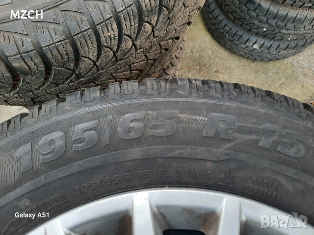 тенекиени джанти с гуми зимни за фият, 15цола , снимка 6 - Гуми и джанти - 54138038