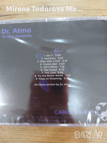 DR. ATMO: за вас човечество  (CD.), снимка 3 - CD дискове - 35137263