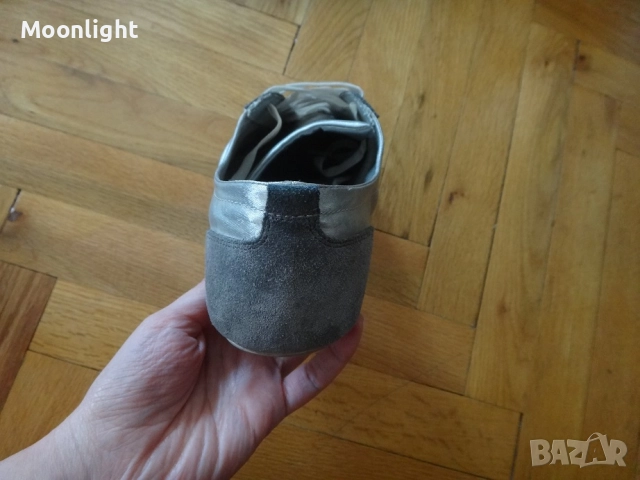 Оригинални сиви маратонки Le Coq Sportif 36 номер Bagatelle Satin Silver сиво-сребристи, снимка 5 - Маратонки - 52525269