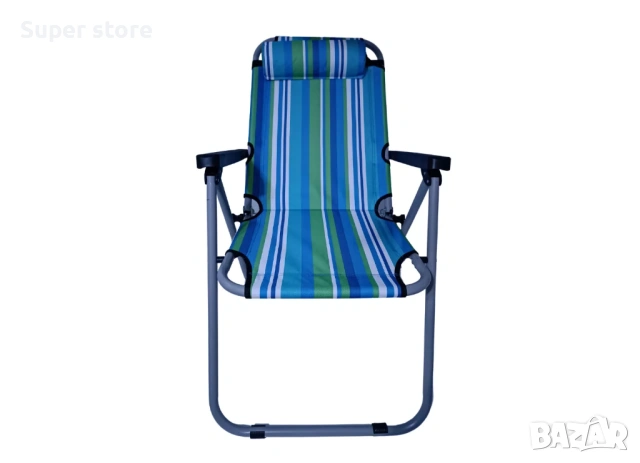 Сгъваем шезлонг, снимка 2 - Градински мебели, декорация  - 54114093