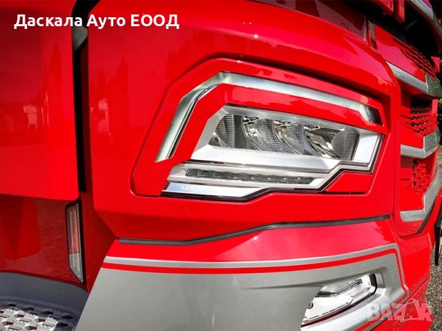 Кoмплект пластмасови вежди за фарове за DAF XF XG XG+ с отвор за мигача, снимка 4 - Аксесоари и консумативи - 44254628