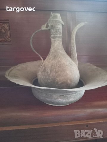 Старинен ибрик комплект за миене на ръце, снимка 2 - Антикварни и старинни предмети - 37783919