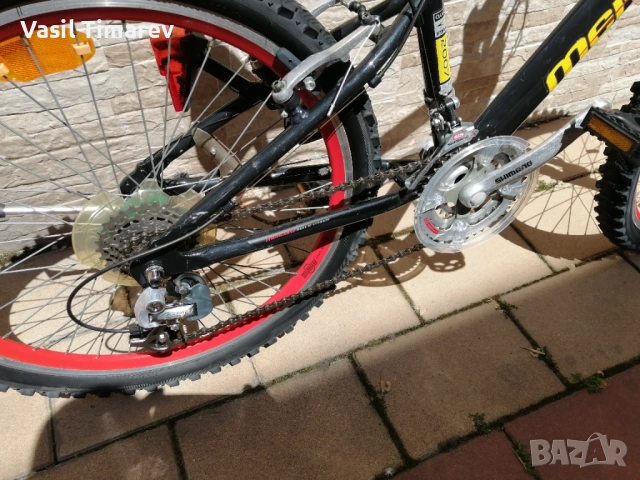 Спортен алуминиев велосипед 24 *   Mercury aero tubing 7005 Shimano 3X7 , снимка 7 - Велосипеди - 54320791
