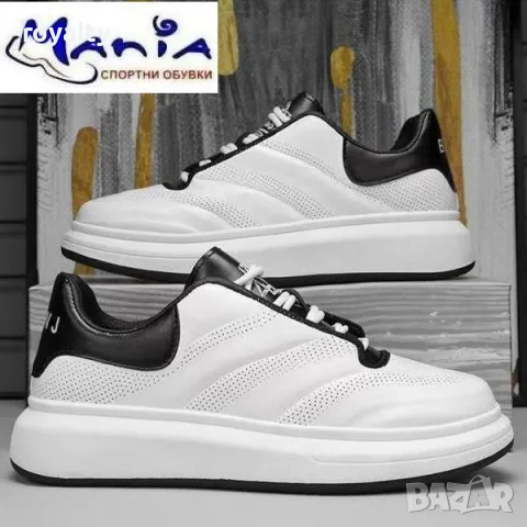 Мъжки спортни обувки в бяло 