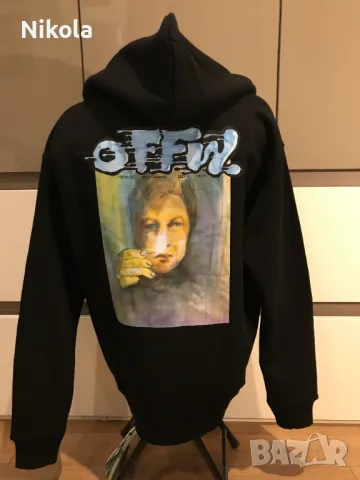 OFF-WHITE Liquid Mirko Print , Oversized - суичър, размер: S, снимка 3 - Суичъри - 48354531