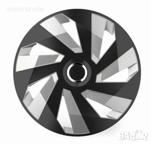 Тасове за джанти 15'' Versaco Vector RC Black/Silver, снимка 1