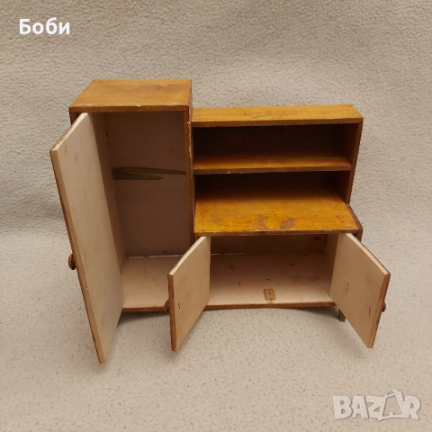 Стар Дървен Соц Комплект Играчки за Кукли , снимка 3 - Колекции - 44774608