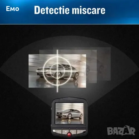 DVR камера за кола с 2.4 инчов екран, Full HD резолюция и 360 градуса въртене, снимка 4 - Аксесоари и консумативи - 48519319