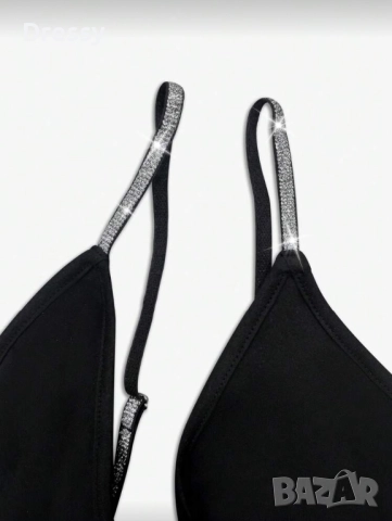 Черна рокля, снимка 4 - Рокли - 52880337