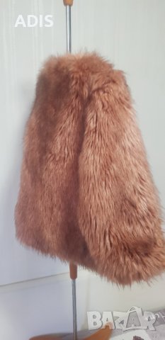 Дамски елегантен кожух / S /uk 8-10 /късо луксозно еко палто, снимка 9 - Палта, манта - 38658553