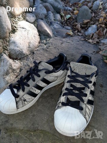 Adidas Superstar, светлоотразителни , снимка 1 - Маратонки - 30464035