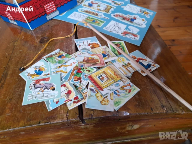 Стара Детска игра лото Max + Moritz, снимка 5 - Други ценни предмети - 51171987