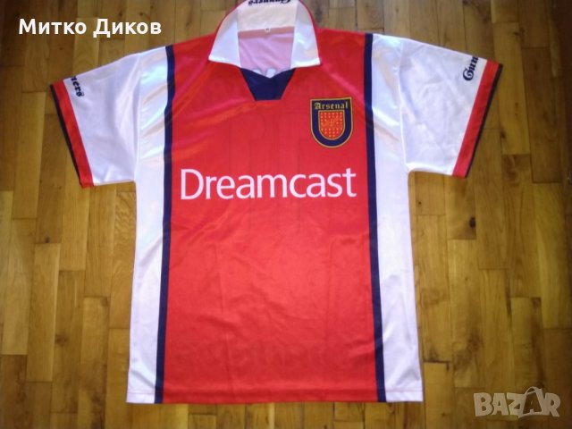 Арсенал 1999-2000 г фенска тениска №11 Марк Овермас размер М