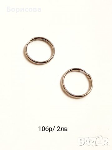 Халка за ключодържател със синджир и карабина, снимка 3 - Други - 38342401