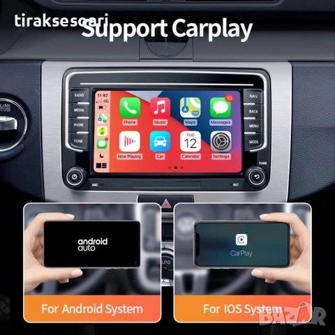 ПРОМО Мултимедия 4 GB Android 12 VW GOLF 5 6 Transporter, снимка 3 - Аксесоари и консумативи - 42031362