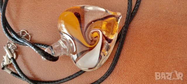 Висулка,Колие,позлатена; Седеф. Мурано стъкло. Гривна , снимка 12 - Колиета, медальони, синджири - 52702320