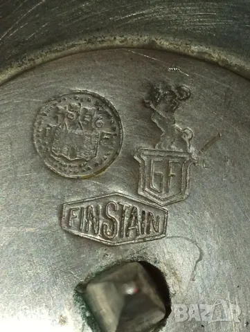 Винтидж свещник GF Finstain. , снимка 6 - Антикварни и старинни предмети - 49213890