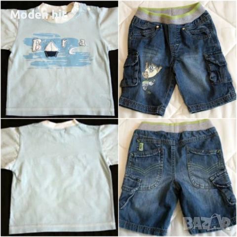 12-18 м./86 см. за момче H&M, Marks&Spenser, C&A, Vertbaudet, Looney Tunes, снимка 3 - Бебешки дънки - 50897120