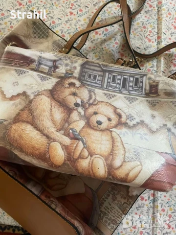 Кафява чанта с мечета, снимка 4 - Чанти - 51319626