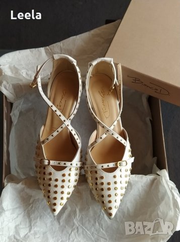 Дамски обувки от естествена кожа Bianca Di