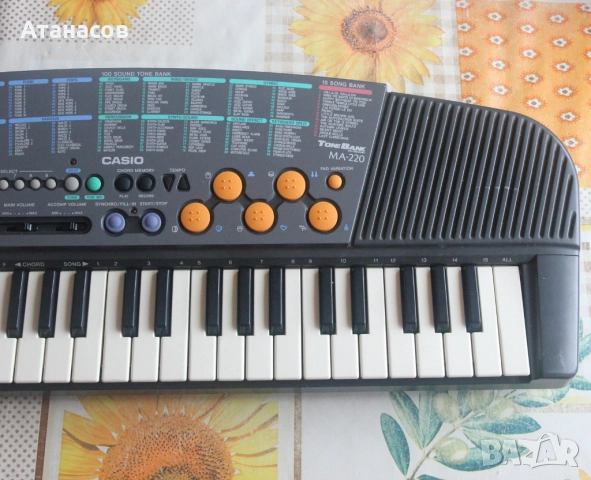 CASIO MA-220 KEYBOARD синтезатор, снимка 7 - Синтезатори - 52541338