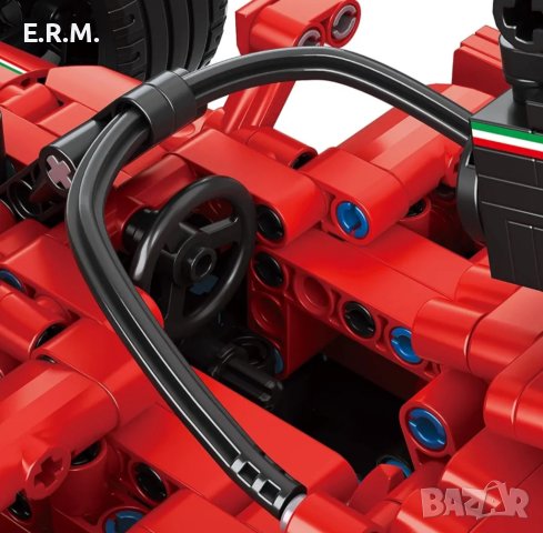 Конструктор тип Lego Technic сглобяема кола F1 1:12 1392части съвместими с оригинално Лего, снимка 4 - Конструктори - 42706589