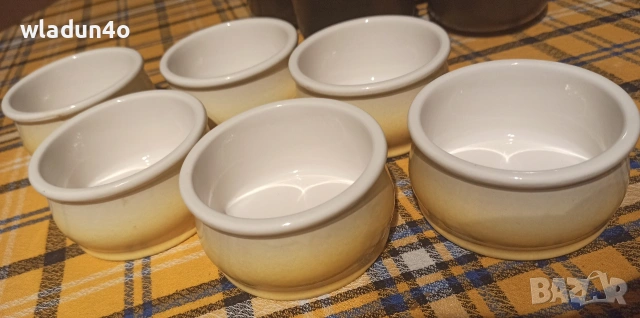 Керамични купички за крем карамел -10€, снимка 3 - Форми - 42053407