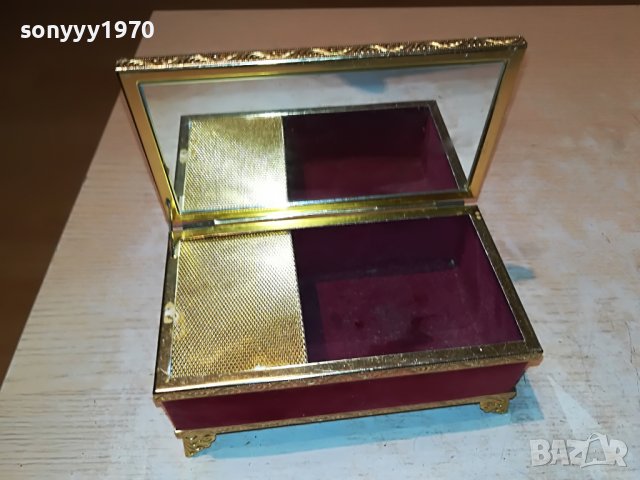 МУЗИКАЛНА КУТИЯ-ЗЛАТО/ПЛЮШ-ВНОС АНГЛИЯ 2205222109, снимка 7 - Антикварни и старинни предмети - 36844008