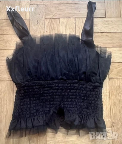 Потник със сатенени презрамки