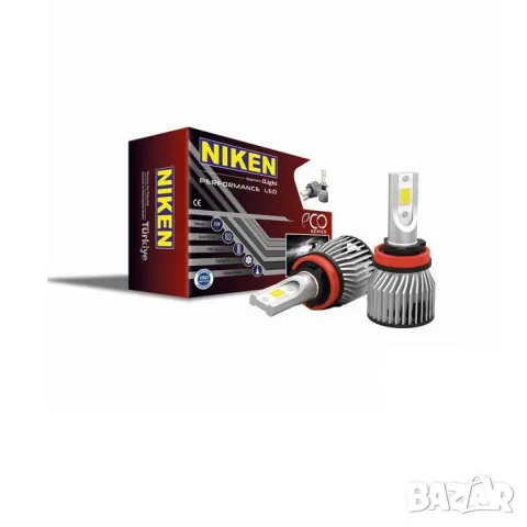 LED крушки EKO H11 80W 6500K комплект 2 броя