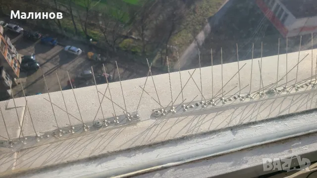 Шипове против гълъби, шипове за прозорци, репелент за птици, бодли против птици, шипове за перваз , снимка 5 - Други стоки за дома - 49346969