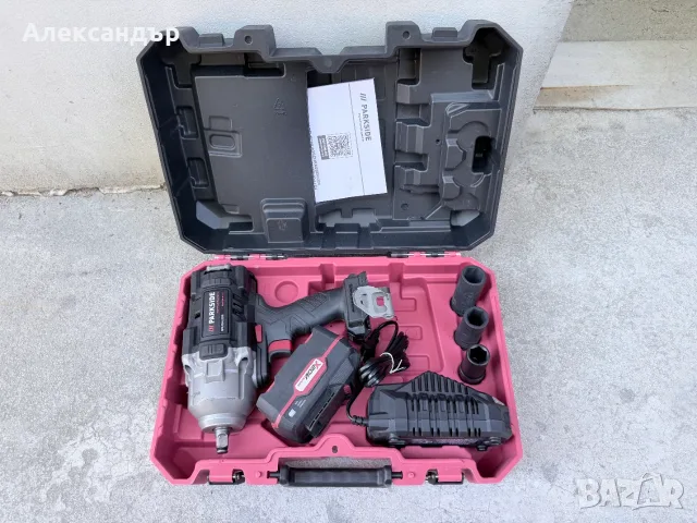 PARKSIDE Performance 20V ударен гайковерт 1898 Nm – батерия, зарядно, куфар, снимка 2 - Винтоверти - 55748017
