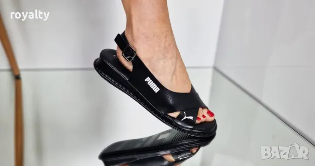 Puma черни дамски сандали , снимка 7 - Сандали - 50364815