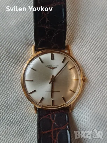 Продавам ръчен златен часовник longines 18к, снимка 6 - Мъжки - 50415222
