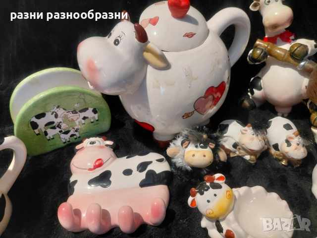 Колекция от фигурки на крави, снимка 7 - Колекции - 51989345
