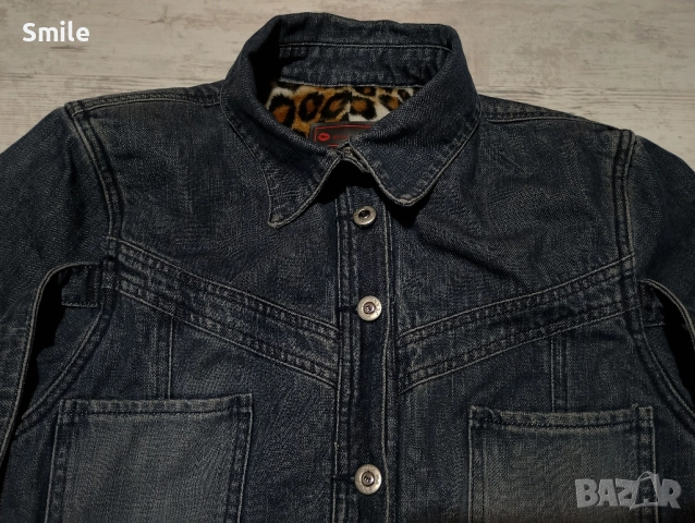 Дамско дънково палто / шуба / Miss me!, снимка 4 - Якета - 52293795