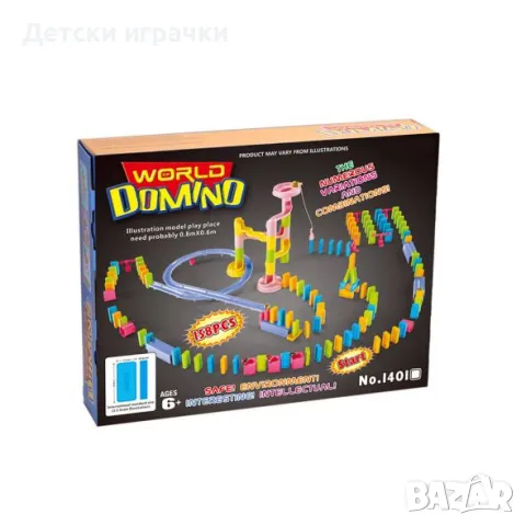 Домино комплект с улеи и лимки 145 части, снимка 2 - Игри и пъзели - 50426082