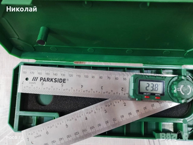 Цифров ъгломер PARKSIDE HG10715, снимка 2 - Измервателни инструменти - 52002711