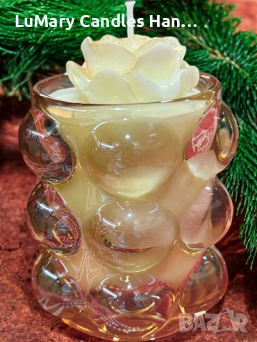 Свещ “ Роза и балончета”