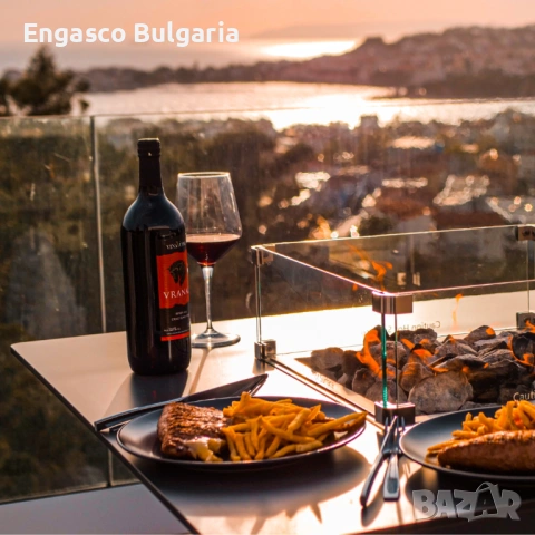 Модерна дизайнерска маса - Огнена маса Engasco Slava High, снимка 4 - Маси - 53941344