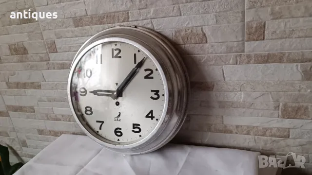 Стар френски индустриален часовник - JAZ - Антика - 1950г., снимка 4 - Антикварни и старинни предмети - 49543512