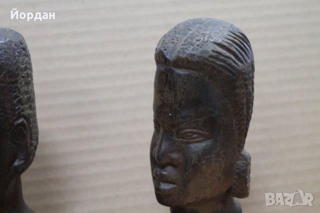 Абаносови фигури мъж и жена , снимка 4 - Антикварни и старинни предмети - 35206603